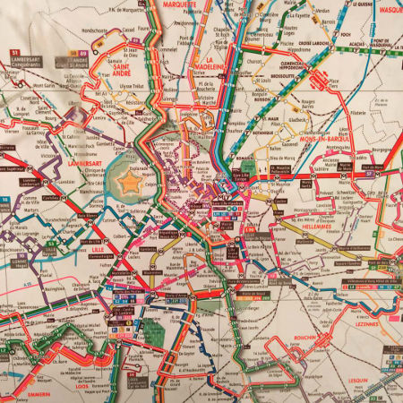 lille metro map mapa france