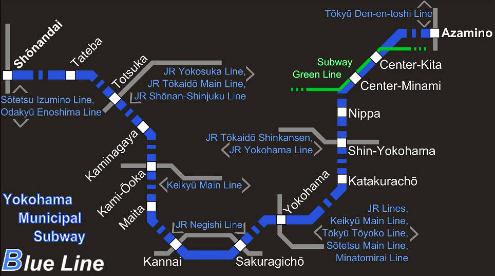 Yokohama Blaue Linie