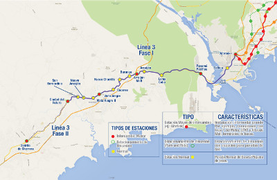 Panama Metro Mapa Linea 3