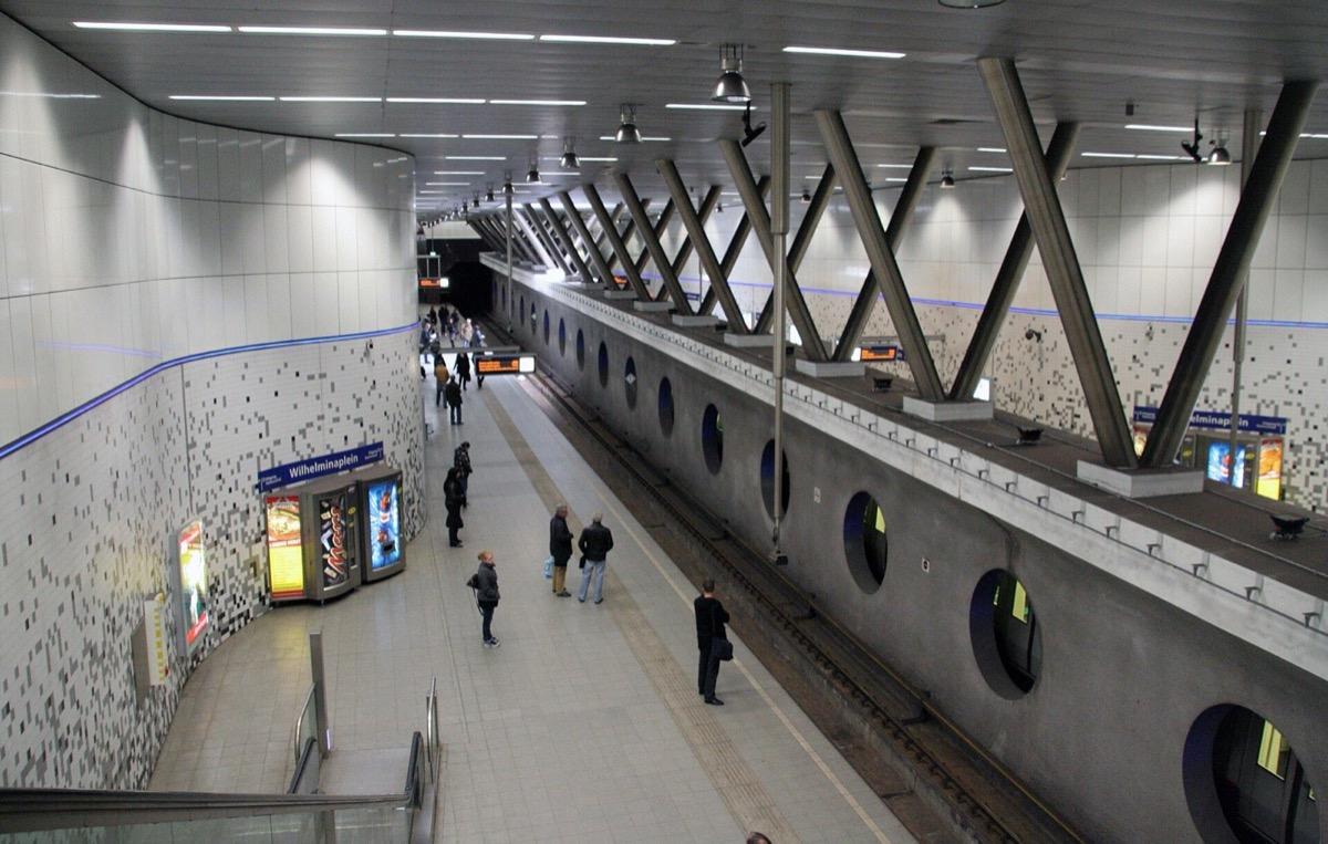 Metrostation Rotterdam Wilhelminaplein