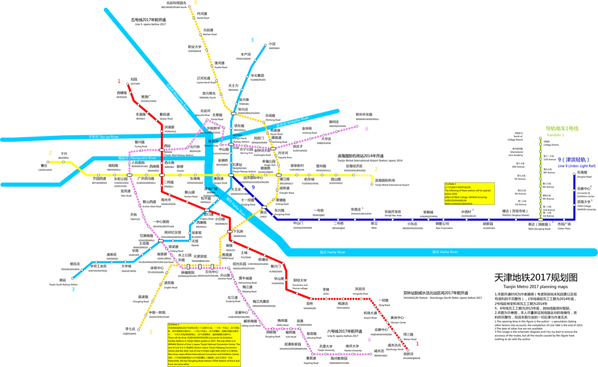 Tianjin Metro plan