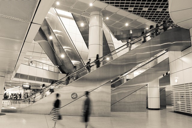 Singapure escaleras del metro