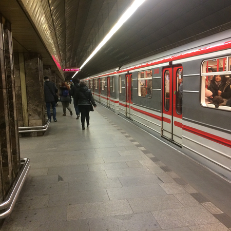 Prag U Bahn Karte Tschechische Republik