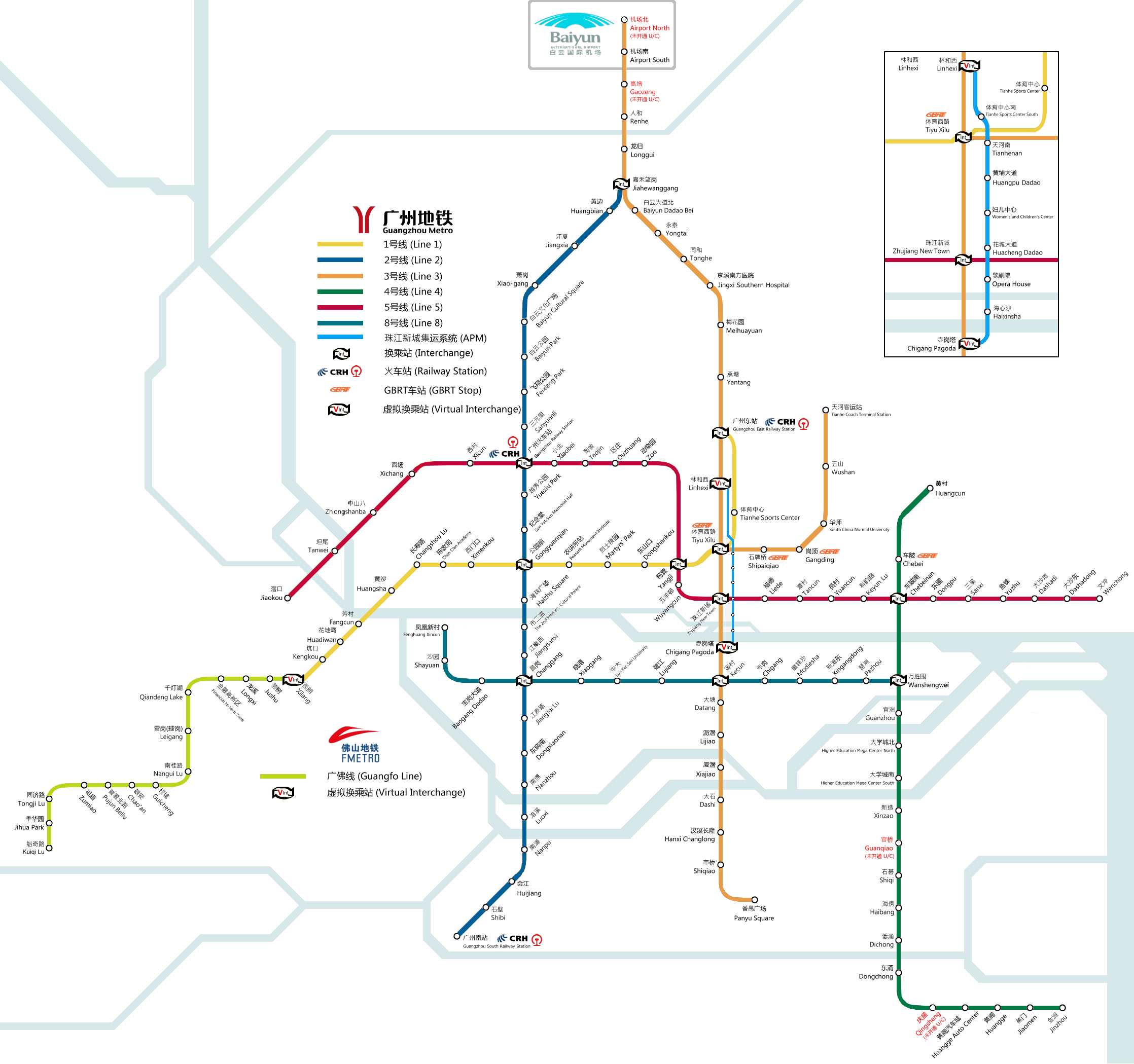 Mapa Metro De Guangzhou Cant N Mapa Metro - Gambaran