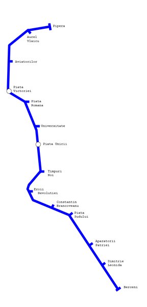 Bucarest Linea 2 del metro