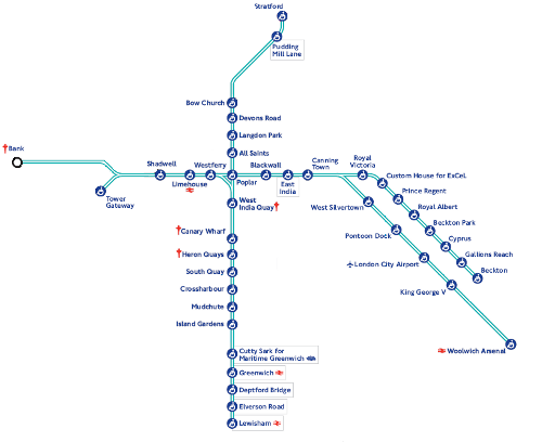 Underground London Metro Map England