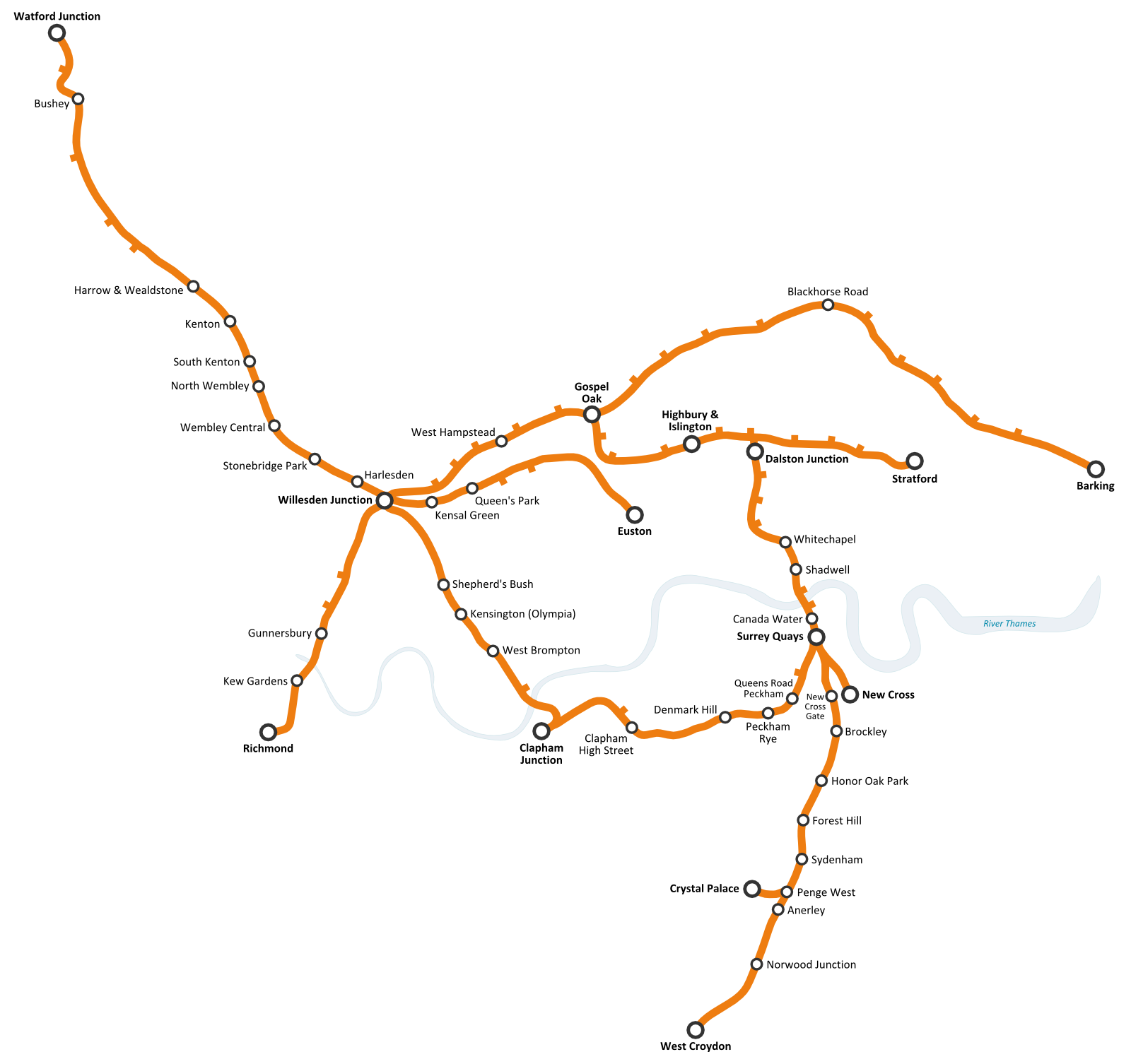 Underground London Metro Map England